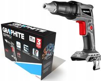GRAPHITE, Wkrętarka akumulatorowa bezszczotkowa do płyt g/k Energy+ 18V Li-lon, 0-4400 min-1, uchwyt 1/4