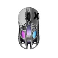 GravaStar Mercury X Bezprzewodowa Myszka Gamingowa 32000 DPI 2.4GHz Srebrna Gravastar