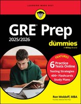 GRE Prep 2025/2026 For Dummies Ron Woldoff