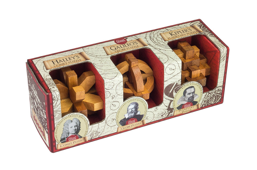 Great Minds, łamigłówka Halley Galileo Kepler, 3 szt.