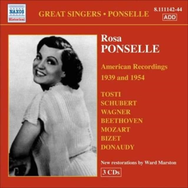 Great Singers: Ponselle. Volume 6