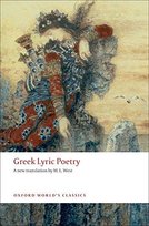 Greek Lyric Poetry West M. L.