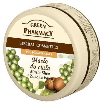 Green Pharmacy, masło do ciała, Masło Shea i Zielona kawa, 200 ml - Green Pharmacy