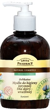 Green Pharmacy, mydło do higieny intymnej dla skóry wrażliwej Rumianek, 370 ml - Green Pharmacy