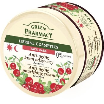 Green Pharmacy, przeciwstarzeniowy krem do twarzy z żurawiną, 150 ml - Green Pharmacy
