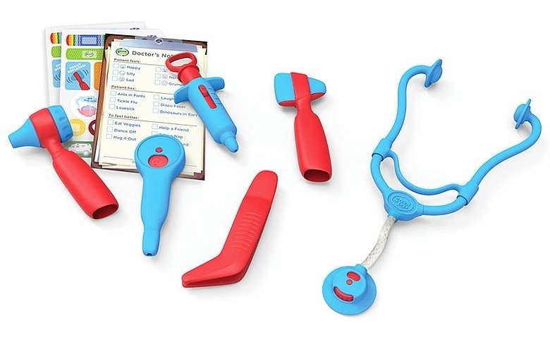 Green Toys, zestaw lekarski Obchód i diagnoza
