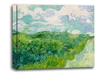 Green Wheat Fields, Auvers, Vincent van Gogh - obraz na płótnie 50x40 cm - Galeria Plakatu