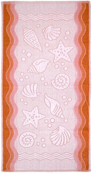 Greno, Flora Ocean, Ręcznik, 40x60 cm, brzoskwinia - Greno
