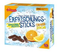 Griesson, paluszki czekoladowe o smaku cytrusowym, 150 g Edeka