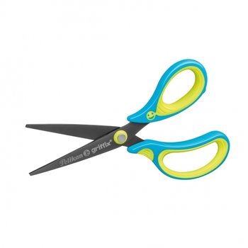Griffix Nożyczki ergonomiczne dla dzieci - Neon Blue - Herlitz