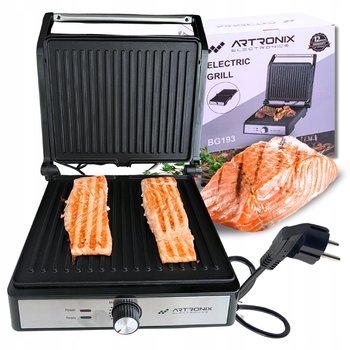 Grill elektryczny 2000W do panini tostów opiekacz otwierany na płasko - Zlaro