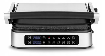 Grill elektryczny 2w1 Zeegma CHEF SILVER 2100W - Zeegma