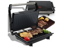 Grill Elektryczny Beztłuszczowy Opiekacz Składany Toster Kontaktowy 750w ADGO