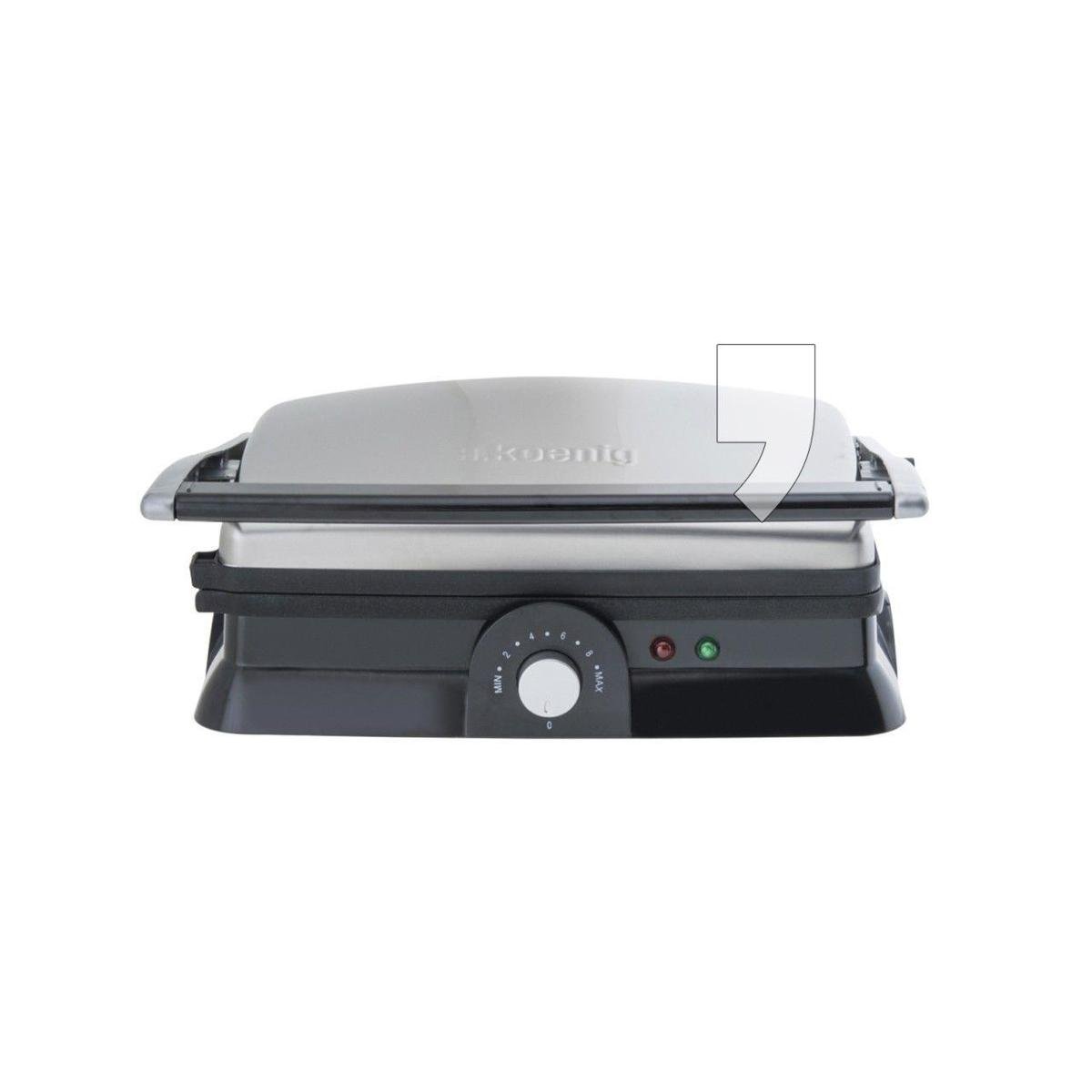 Grill elektryczny HKOENIG Up and down Grill and Griddle, 2000 W