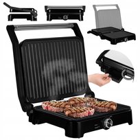 Grill elektryczny Kontaktowy OPIEKACZ do Kanapek Panini TOSTER DUŻY 2200W