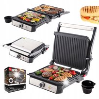 Grill elektryczny opiekacz do kanapek toster rozkładany 2000W GK200 Eldom Eldom