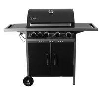 Grill gazowy ACTIVA Nevada 19751, 11,2 + 2,8 kW, czarny, 63x38 cm