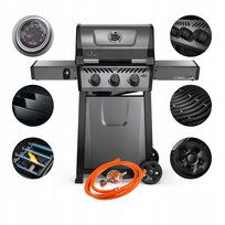 Grill gazowy Napoleon FREESTYLE 365 Moc 12 kw F365PGT-PL Grafit duże kółka