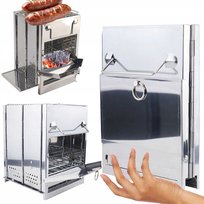 GRILL KUCHENKA PIEC RAKIETOWY TURYSTYCZNY OGRODOWY PRZENOŚNY SKŁADANY RUSZT