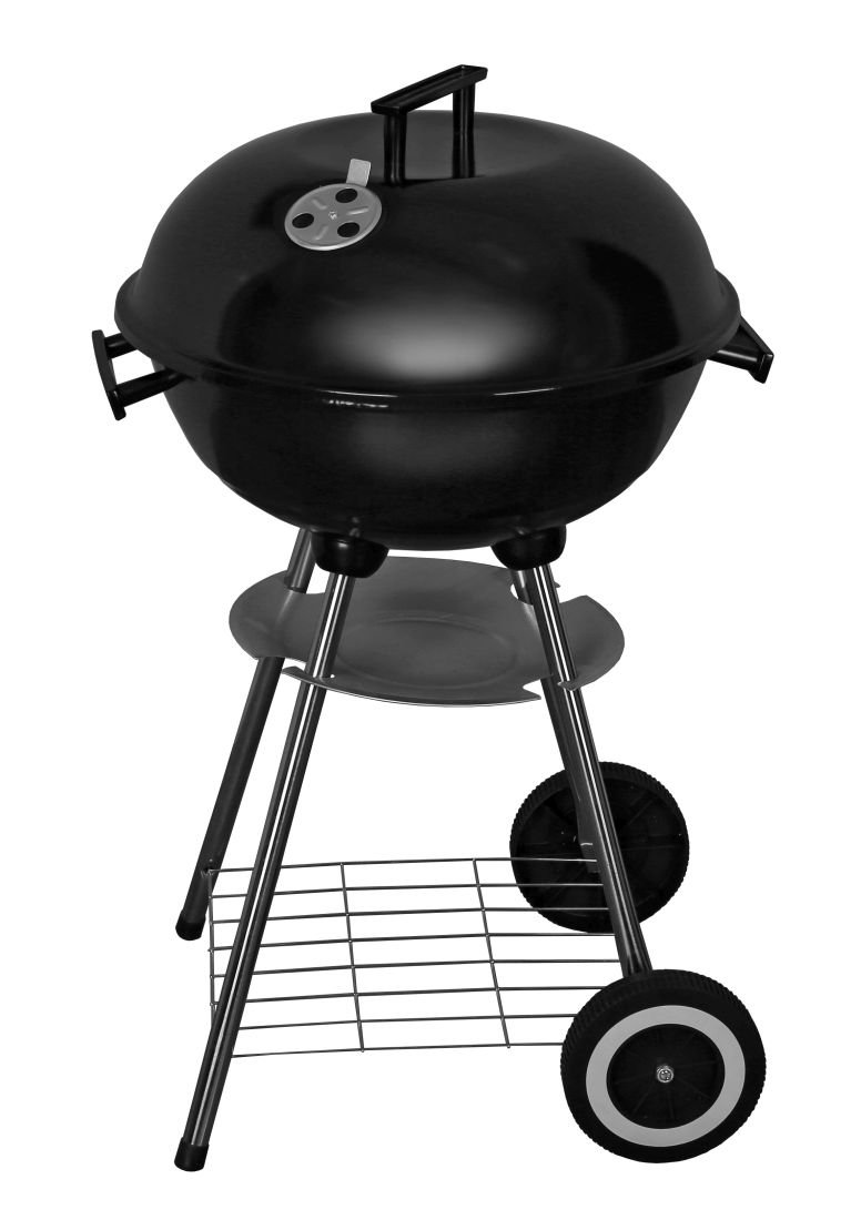 Grill kulisty ACTIVA 19340, czarny, 43x43 cm