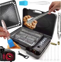 Grill Na Kartusze Gazowe Kuchenka Gazowa Turystyczny Przenośny Z Patelnią