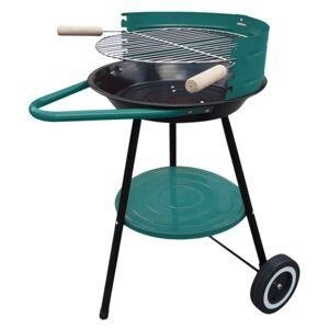 Grill Ogrodowy Okrągły Ruszt Chromowany 37CM