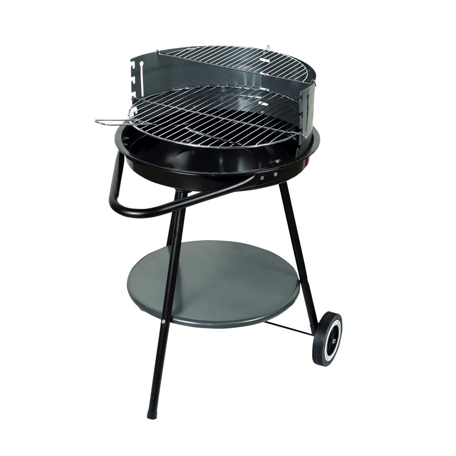 Grill okrągły z rożnem FLORALAND MG911, 49 cm