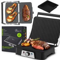 GRILL OPIEKACZ ELEKTRYCZNY 2000W ROZKŁADANY z regulacją temperatury Smart L Extralink