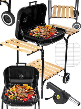 Grill Węglowy Ogrodowy EmaBend + Dmuchawa - Maltec