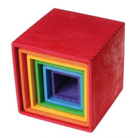 Фото - Конструктор Grimms Grimm's, zestaw pudełek w intensywnych kolorach 