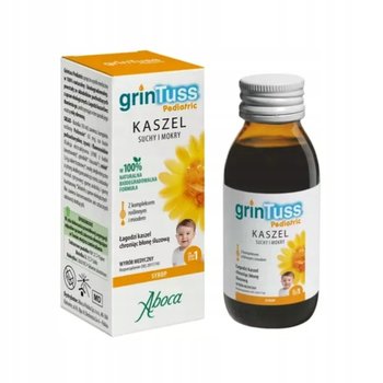 Grintuss Pediatric Syrop Na Kaszel Mokry I Suchy Dla Dzieci Od 1 Roku 180g - ABOCA