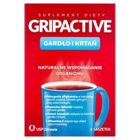 Gripactive, Suplement diety naturalne wspomaganie organizmu, 6 szt.