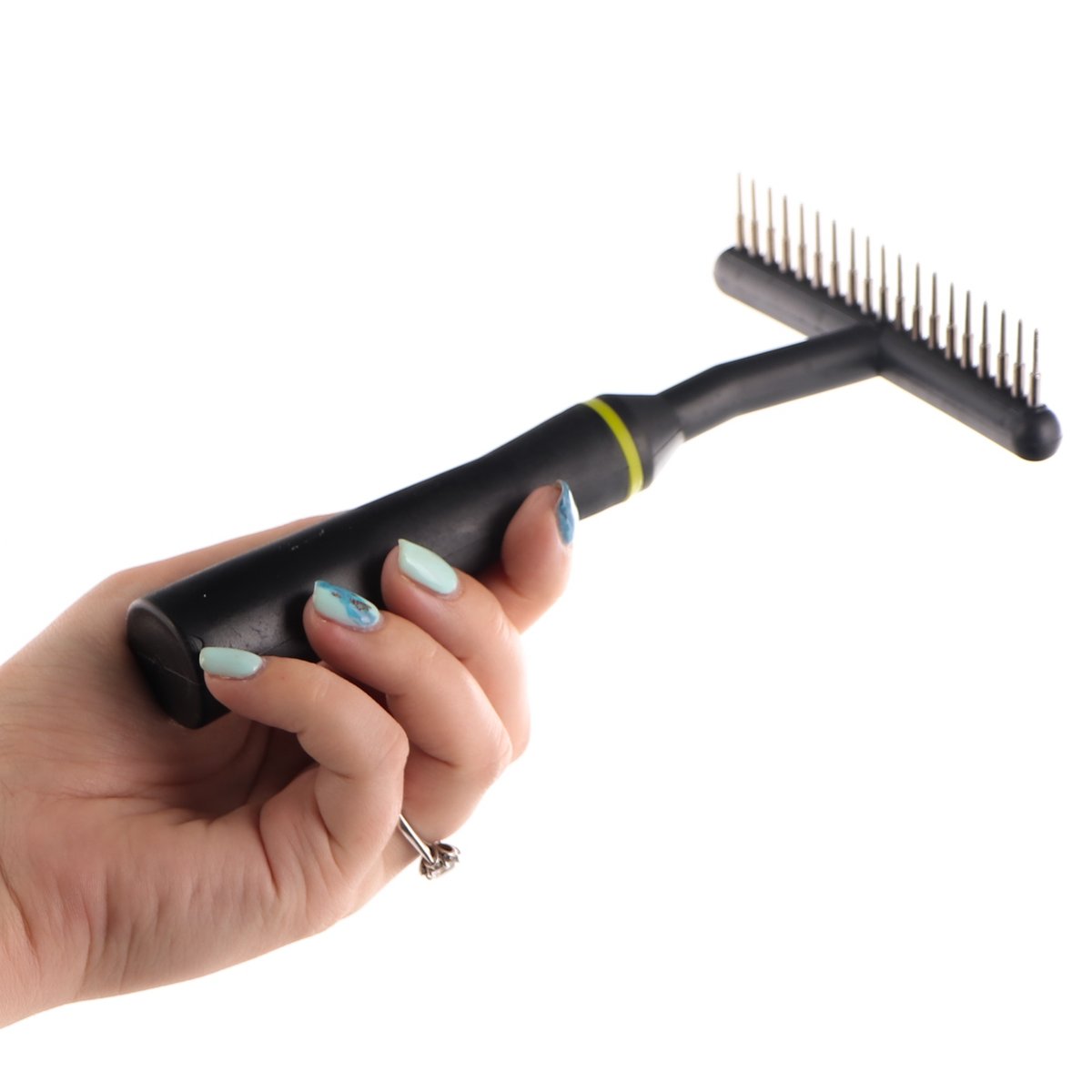 Professional Pet Grooming Undercoat 12 Teeth Rake Dog Grooming De-Shedding