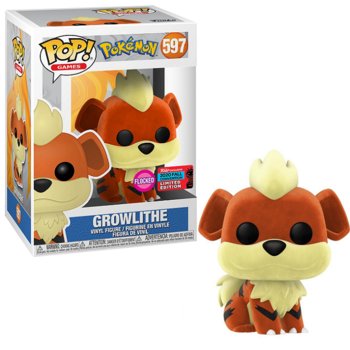 Growlithe flocked  - Pokemon - [Fall Convention] Funko POP #597