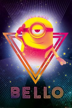 Gru, Dru i Minionki 80's Bello - plakat filmowy 61x91,5 cm - Pyramid Posters