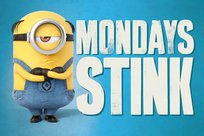 Gru, Dru i Minionki Mondays Stink - plakat bajkowy 91,5x61 cm