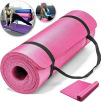 GRUBA MATA DO ĆWICZEŃ KARIMATA JOGA FITNESS PINK XL 1cm Kopier