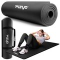 Gruba mata gimnastyczna do ćwiczeń jogi i pilatesu 190x80 nbr fitness 1,5cm - Fizyo