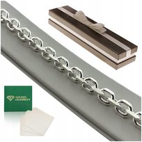 Gruba Męska Bransoletka Ankier Srebro 925 23Cm/8,5Mm Szeroka Prezent+Gratis