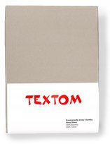 GRUBE PRZEŚCIERADŁO Z GUMKĄ 160x200 BAWEŁNA PREMIUM NA WYSOKI MATERAC BEŻ