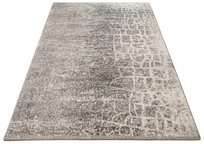 GRUBY DYWAN 80X150 DO SALONU POKOJU NOWOCZESNY MODNY JASNY GRUBY SZARY