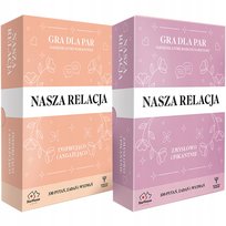 GRY dla par NASZA RELACJA Inspirująco & Zmysłowo PREZENT karty do rozmów, karty do gry, StarHouse Love