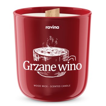 Grzane Wino- Sojowa Świeca Zapachowa w szkle - ravina