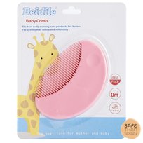 Grzebień dla dzieci i niemowląt – delikatny, bezpieczny, łatwy w użyciu (różowy)