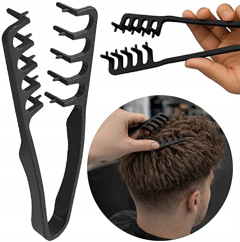 Empik Grzebień do LOKÓW FAL MESSY HAIR Teksturowania Układania Włosów FRYZJERSKI