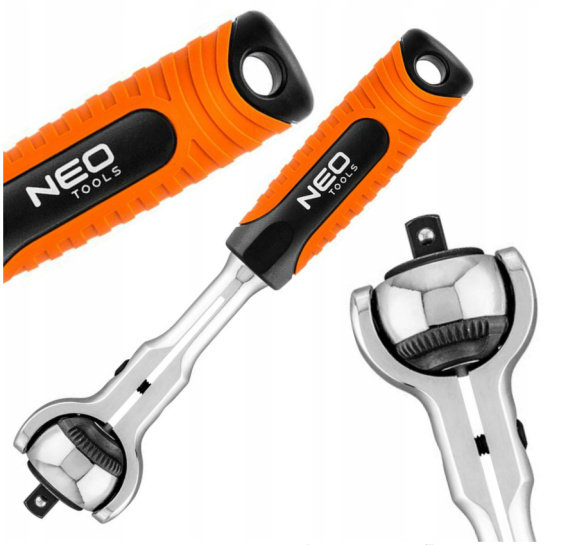 NEO TOOLS, Grzechotka 3/8', 360°, 72T, 08-543