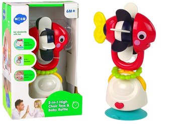 Grzechotka Sensoryczna Dla Niemowląt Rybka Stojak Przyssawka - Lean Toys