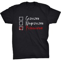Grzeczna Niegrzeczna Koszulka Świąteczna Mikołaj GILDAN