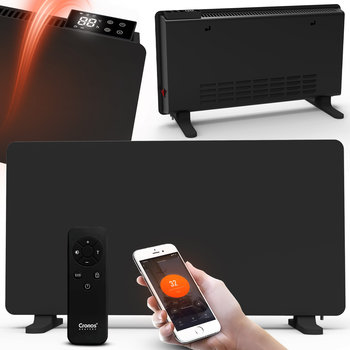 Grzejnik elektryczny Cronos CH-2000RTWP Full Black Termostat WiFi - CRONOS