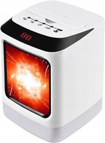 Grzejnik elektryczny farelka termowentylator biały przenośny biurkowy 800W